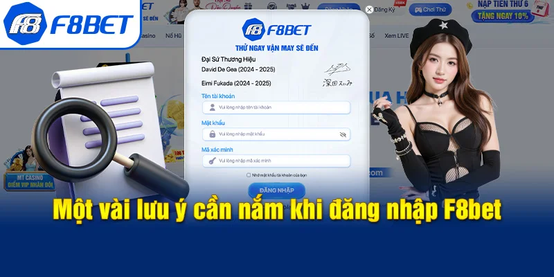 đăng nhập f8bet lưu ý