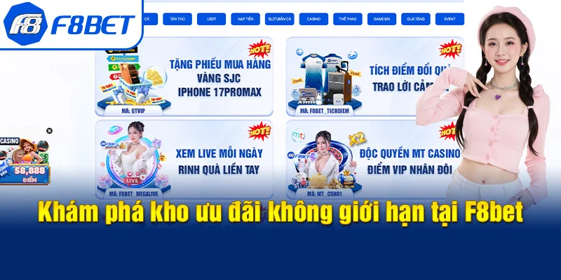 tổng hợp khuyến mãi f8bet